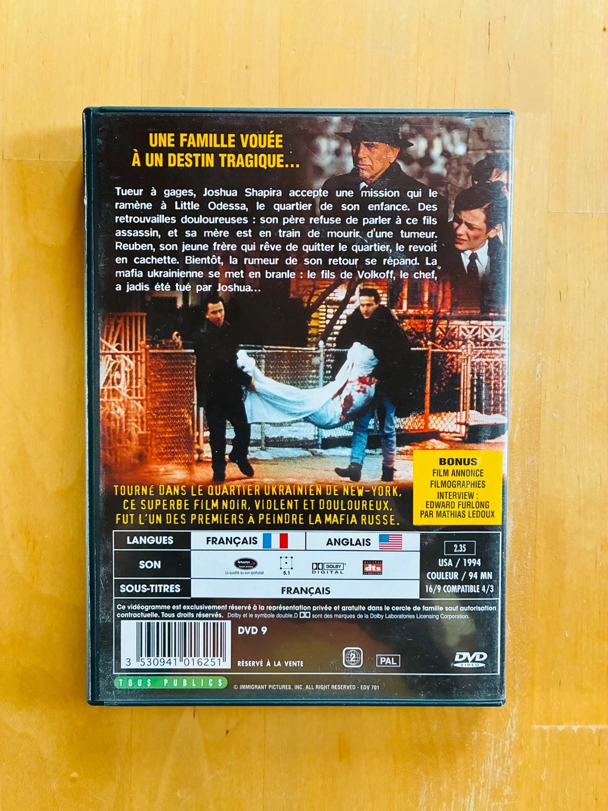 DVD Little Odessa van James Gray. – photo 3